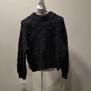 Universal Thread Goods Co. Size Small 87% Cotton, Dark Navy Turtleneck Sweater